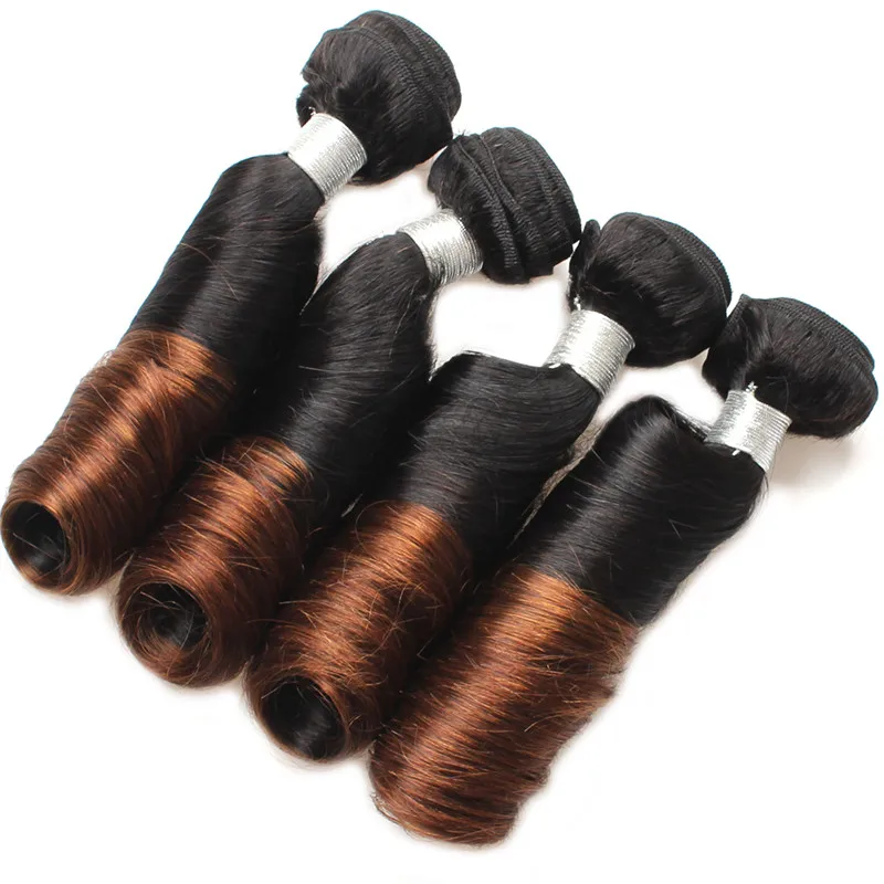 

Ombre Brazilian Bundles Loose Wave Bundles For Balck Women Human Hair Bundles Curly Hair Extensions