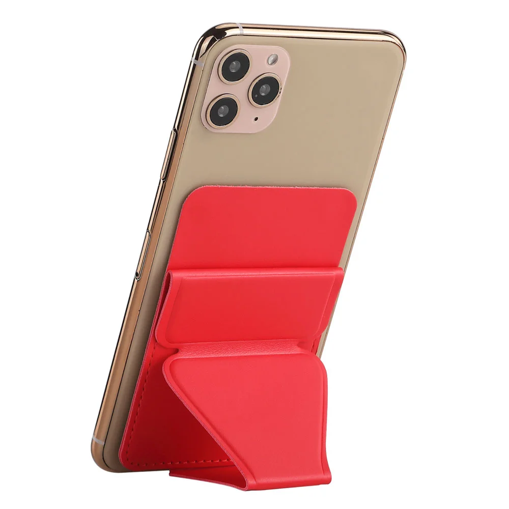 

Mini Moft Ultraslim Invisible phone Stand With Patent World's In 1 Mobile Holder Stand Wallet invisible Phone Stand, Black,gray ,black,red, blue color