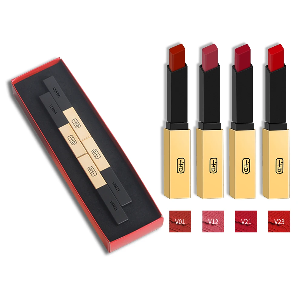 

Christmas Makeup Velvet Lipstick Multicolor Long Lasting Matte Lipstick Set
