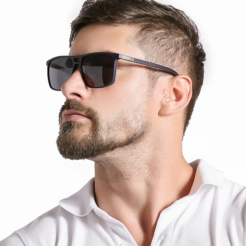 

Morvan Fashion Casual Mens Square Polarized Sunglasses, Custom colors