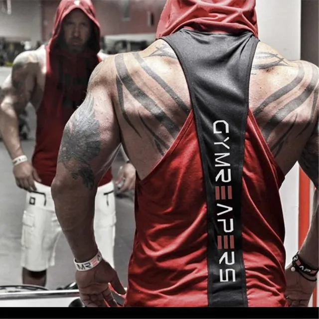 2019 new product cool fashion design custom tanktop quick dry fit fitness men's Vest