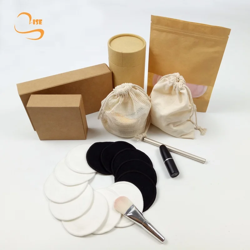 

Soft Organic Bamboo Cotton Make Up Pads Reusable Natural Bamboo Cotton Pads