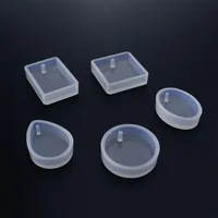

Craft Epoxy Resin Crystal Mold UV Pendant Casting Molds Resin Kit Silicone Resin Molds For Jewelry