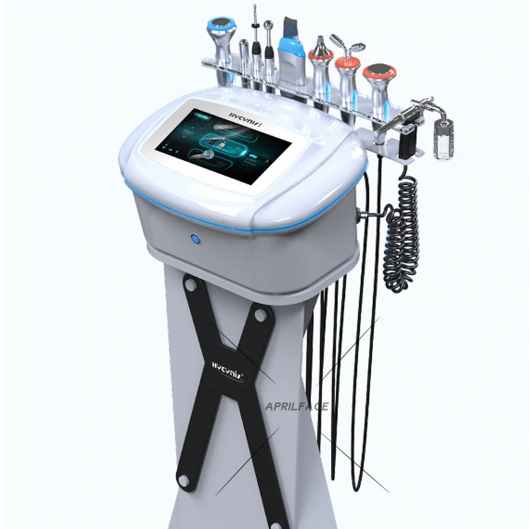 

2021 HYCYNIS UP 1.9 Multifunctional 9 In 1 High Frequency Galvanic Facial Machine micro current skin lifting ultrasonic peel, White