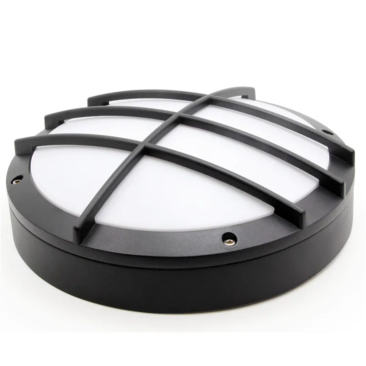 outdoor led modern bulkhead black wall mounted wall light