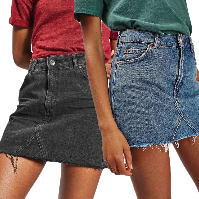 

NEW Ladies Denim Jeans Mini Shorts Skirts For Women