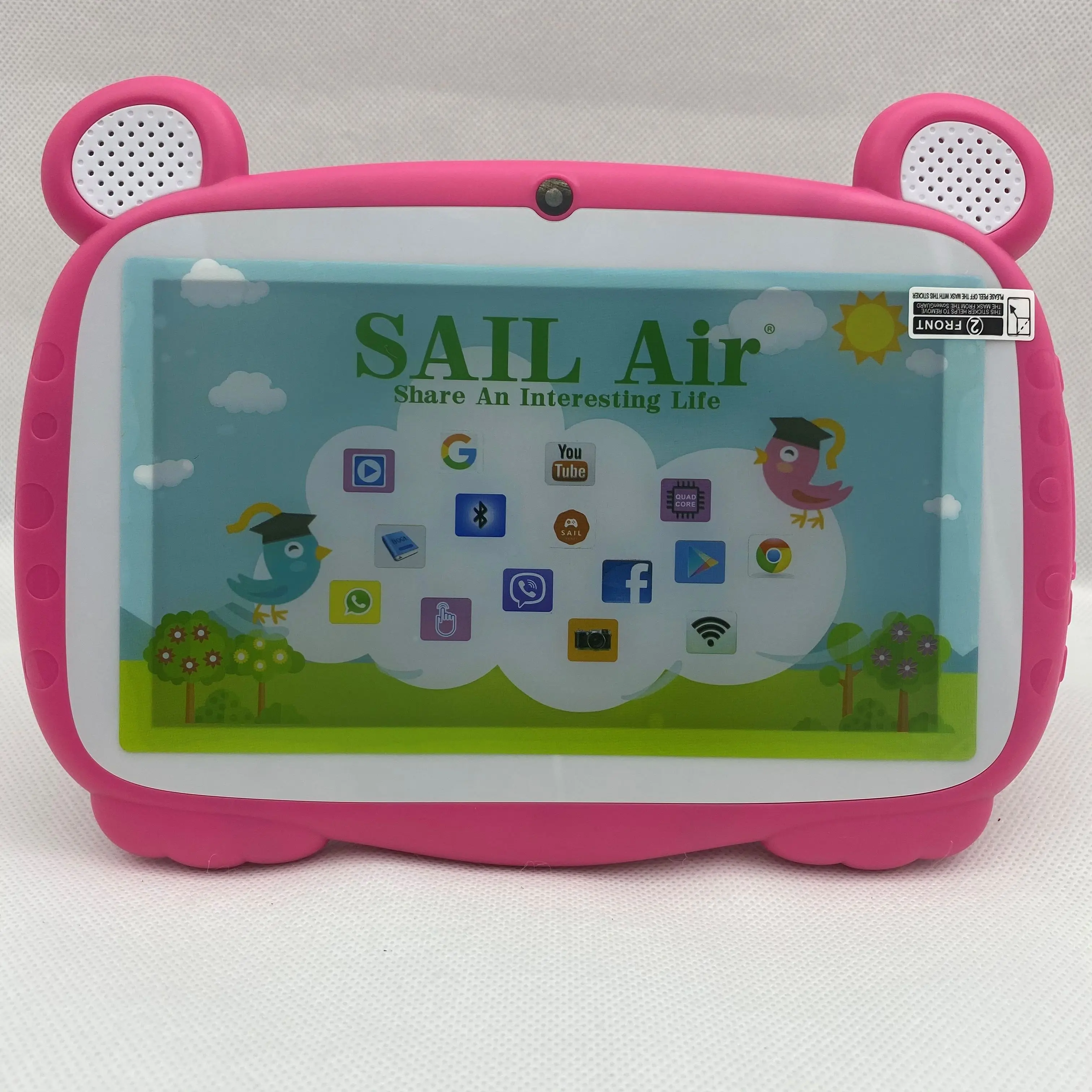 

Newest Model Cheap Education and Gaming Kids Tablet Pc With Sim 3G Phone Call Tab For African children, Black