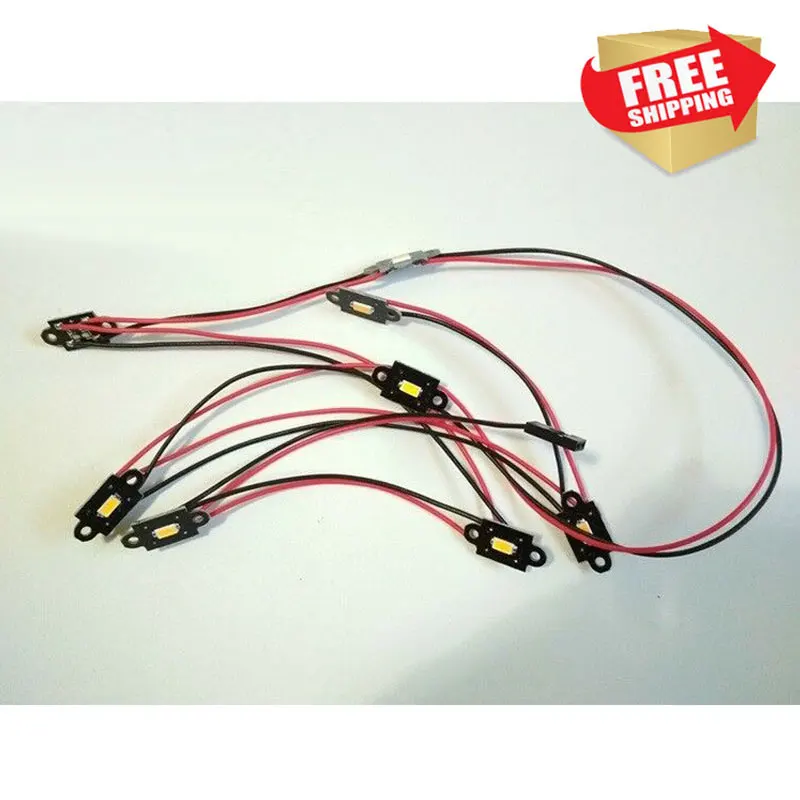 

RC Car LED Light Kit for Traxxas TRX-4 Wheel Eyebrow Lamp upgrade parts