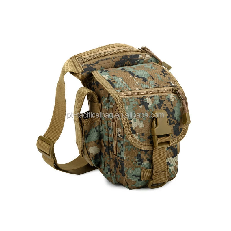 

Molle Tactical Leg Bag Manufacturer Outdoors Camouflage Waist Fanny Belt Pack Cycling Hiking Waterproof Military Waist Leg Bags, Customized color