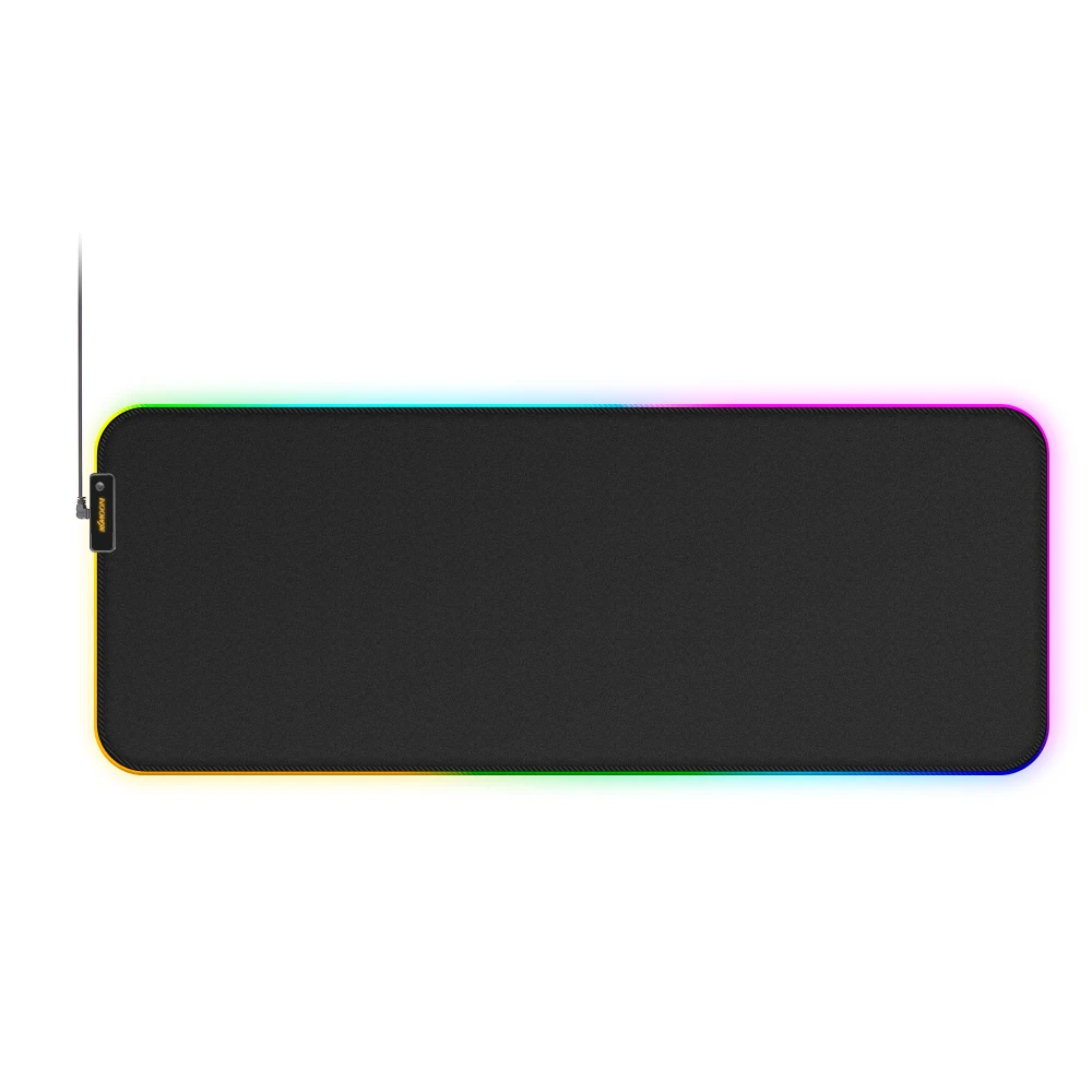 

RGB Gaming Mouse Pad Glowing Oversized Anti-slip Soft Mouse Pad Computer Gamer Mousepads Desk Mat with Locking Edge For PUBG