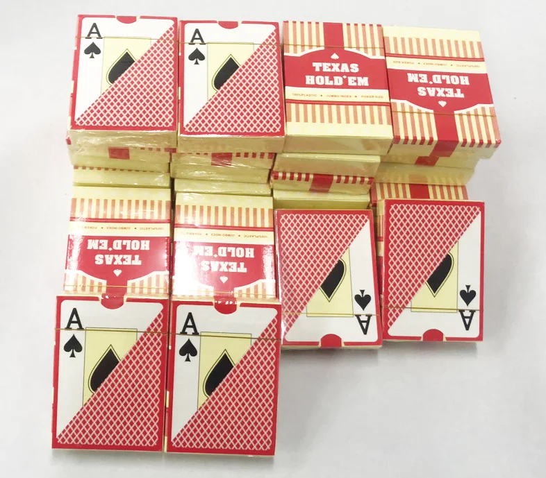 

Poker 100% Plastic Texas Hold'em Promotion Glossy PVC Waterproof Casino Poker High Quality Plastic Poker Cards