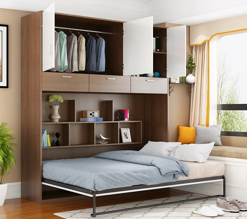 small house multifunction furniture plywood horizonta