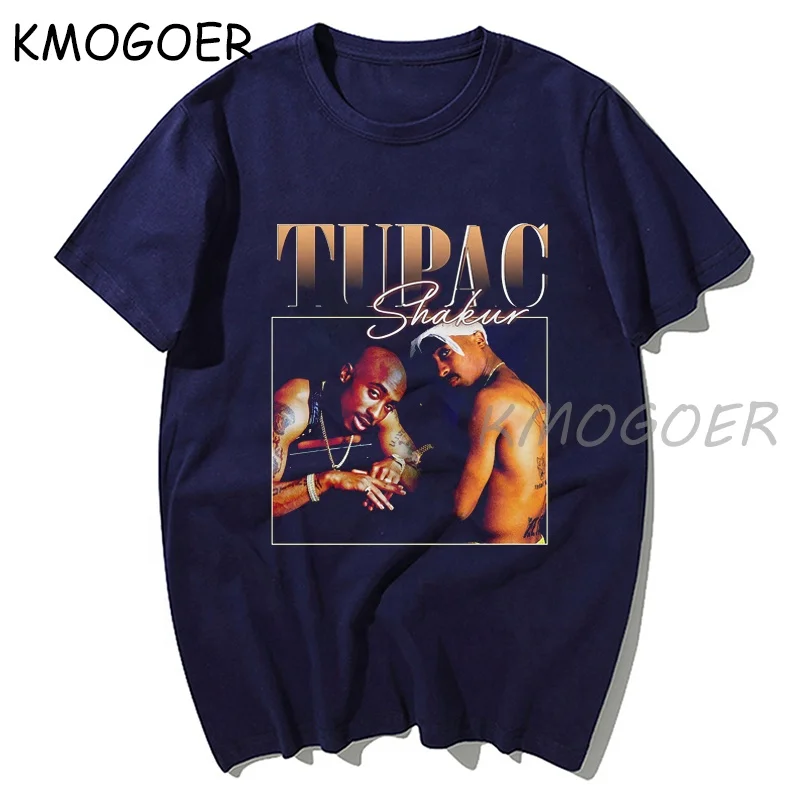 

Wholesale Men T-Shirt 100 Cotton T Shirt Tupac Biggie Savage Hip Hop Rappers Printed Graphic Tees Oversized Tshirt For Man