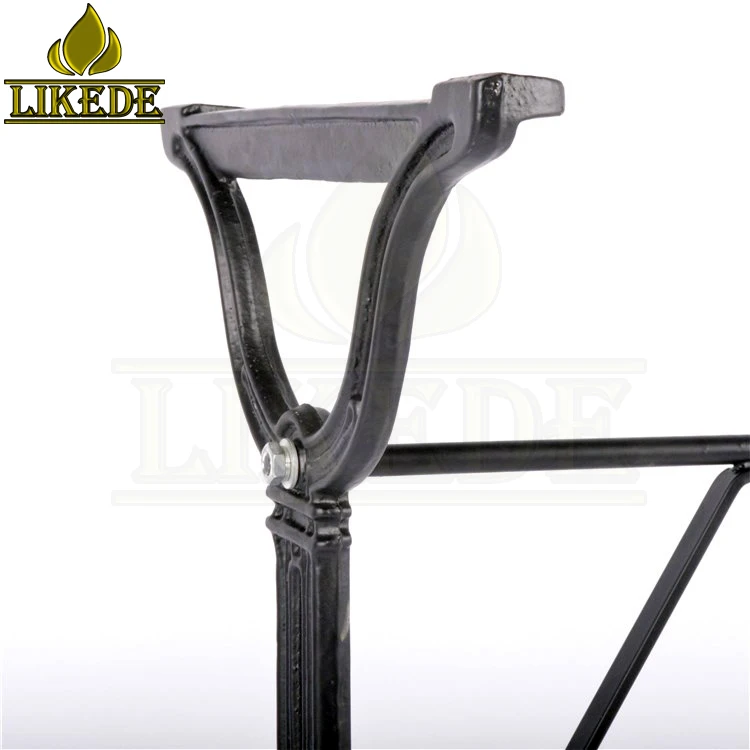 Classic Cross Legs Cast Iron Furniture Table Base & Frame Double Design Living Room Workshop Laundry Hospital Home Office Use