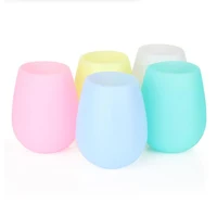 

Eco-friendly 2019 New Foldable Colorful Silicone Wine Glass