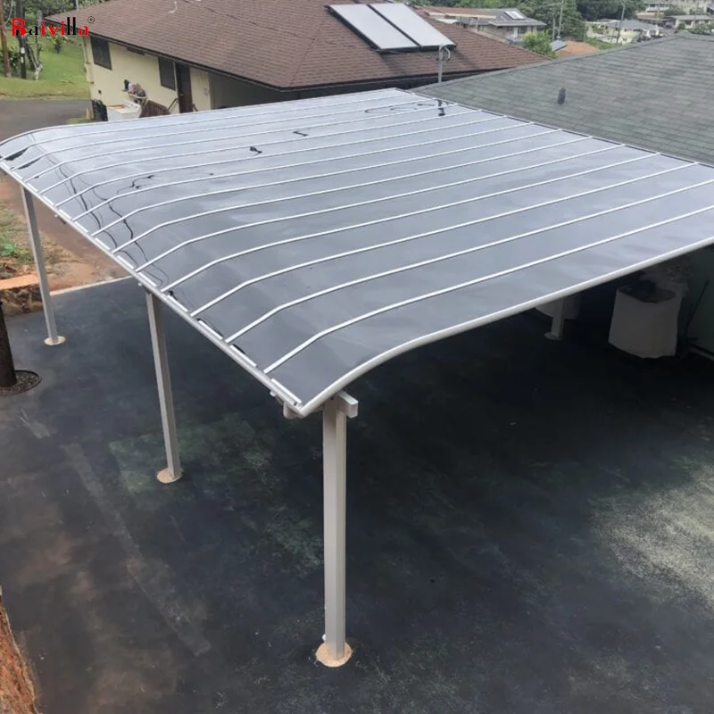 

Powder Coating Aluminium Polycarbonate Patio Cover,Balcony Canopy,Outdoor Patio Covering, Customized color