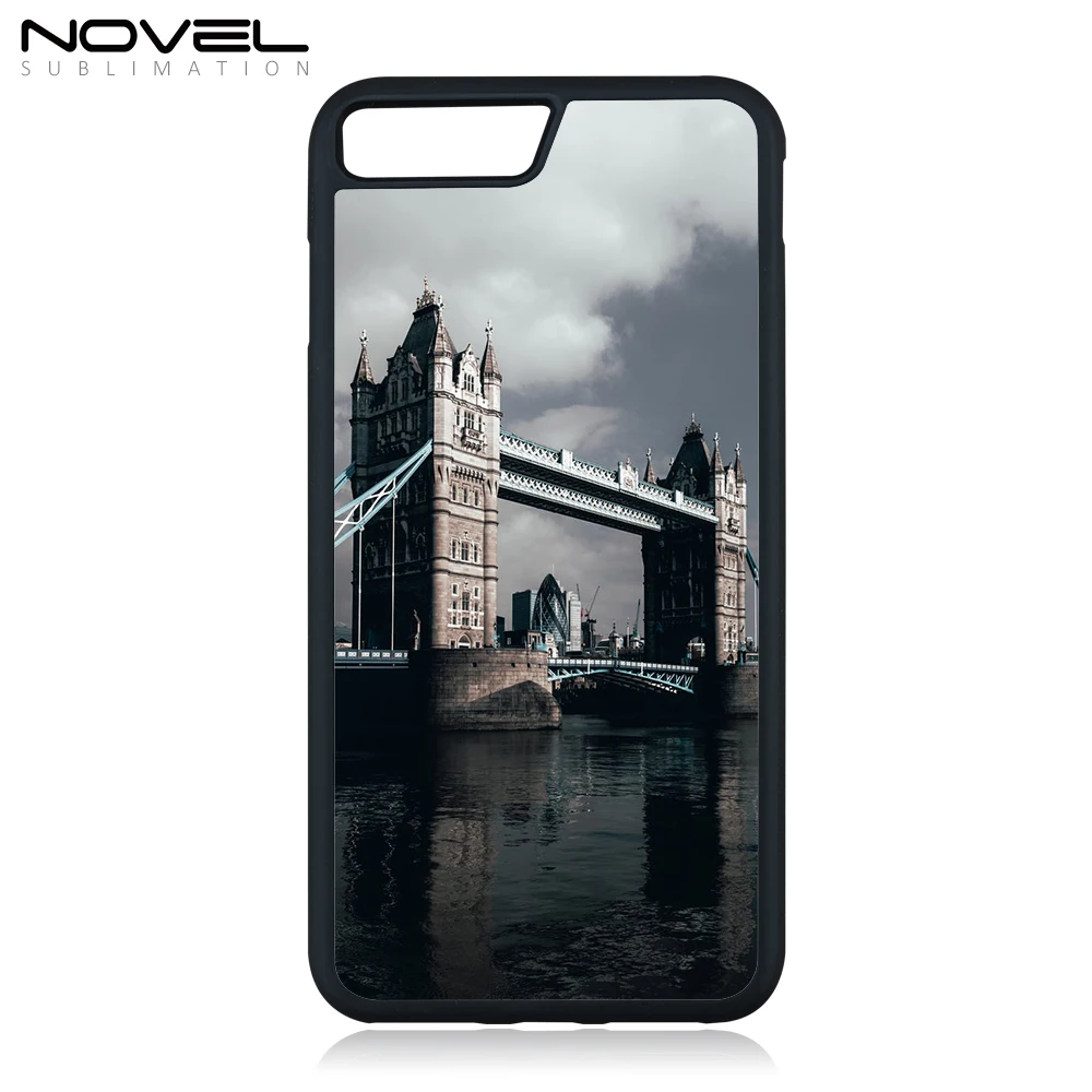 

2D Sublimation Phone Cover Custom Tpu Case For Iphone 7 Plus, White/black/clear