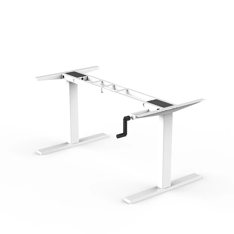
Manual Crank Stand hand control desk Up Steel System Ergonomic Standing Height Adjustable Desk  (60691954901)