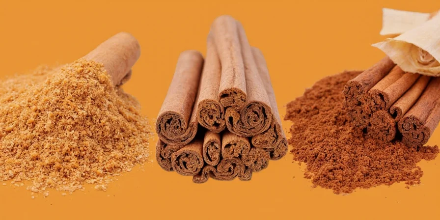 Close-up of a chef sprinkling cinnamon onto a dessert plate