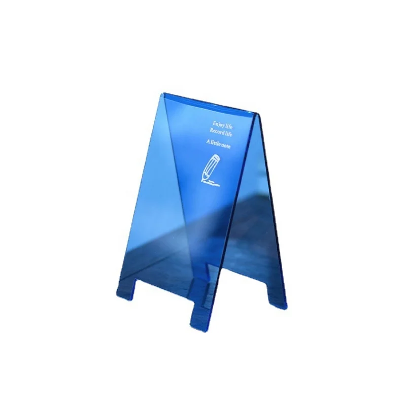 

Acrylic desktop signboard for delivery