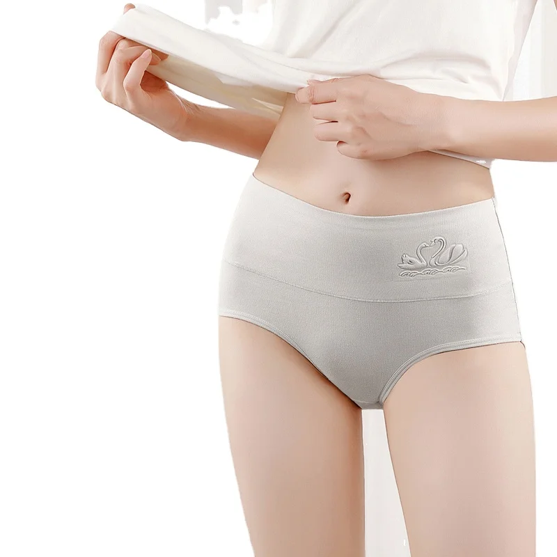 

New Design Slim Female Lingerie High Waist Women Print Underwear Seamless Plus Size M-5XL Cotton Women's Panties