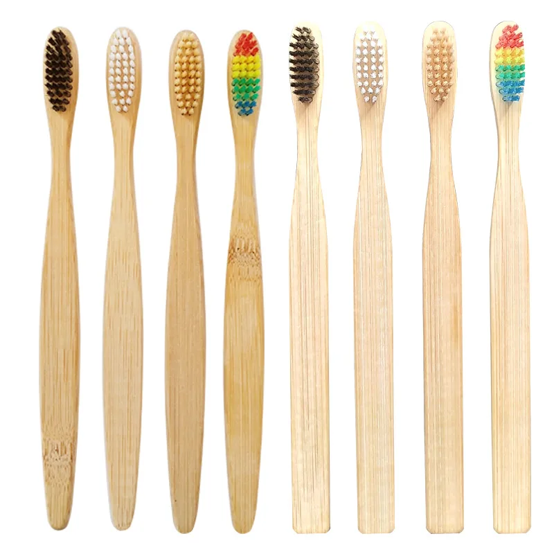 

Youki 2020 eco friendly and hygiene custom logo and package disposable and reusable bamboo tooth brush