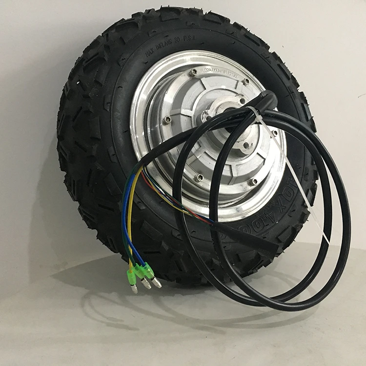 

Etech hot sell scooter accessories 10 inch 48V 36V 24V gear-less electric rear wheel hub motor