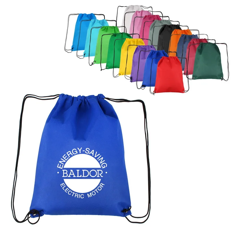 

Sport Logo Drawstring Backpack Wholesale Custom Nylon