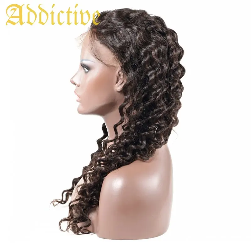 

Addictive Mongolian Kinky Curly 13*4 Human Lace Front Hair Wig