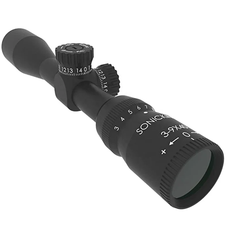 

Tactical 3-9X40 Riflescope Cross Dot Reticle Optical Sight Hunting Rifle Scope, Matte black