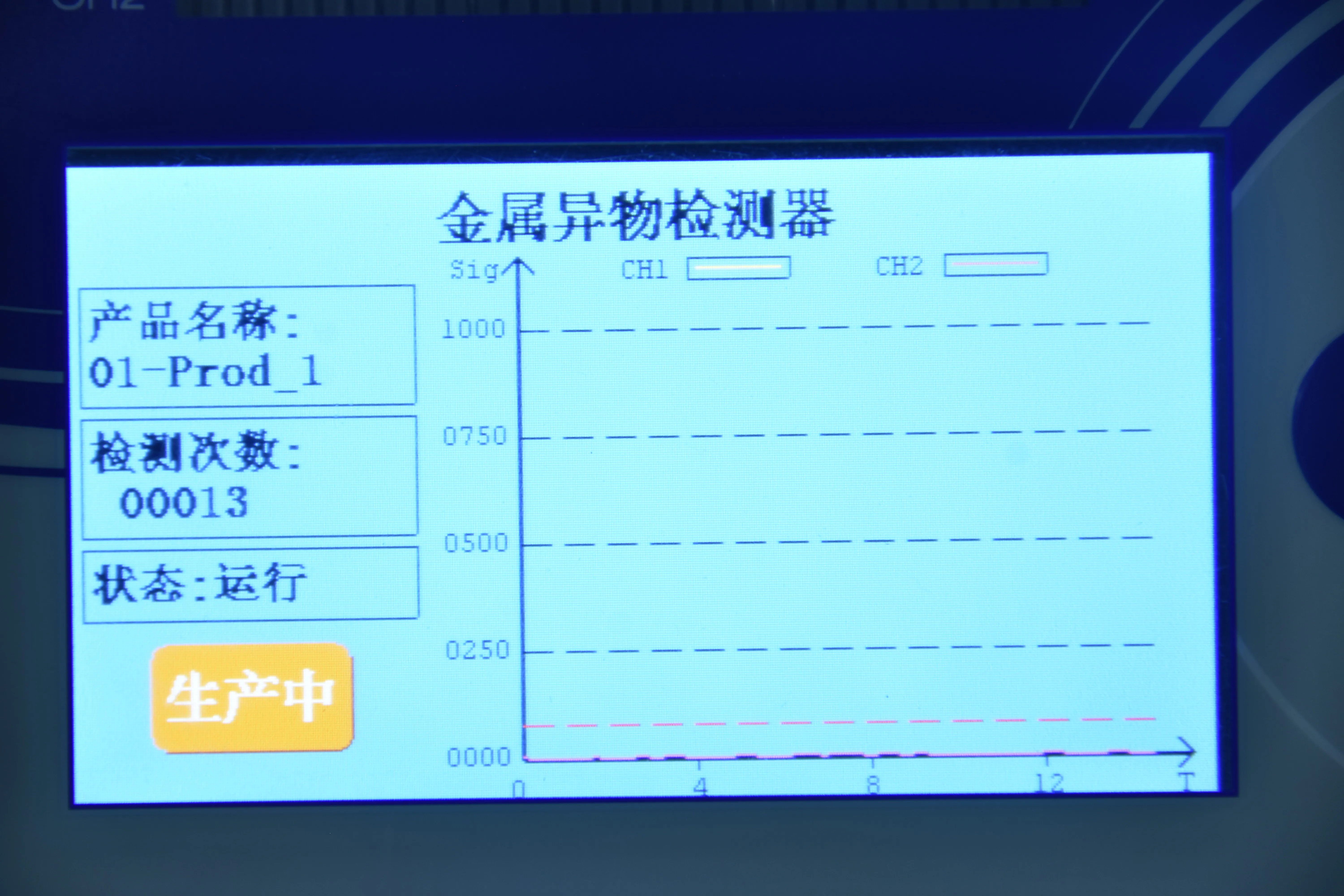 CQ-918 real-time detection signal display