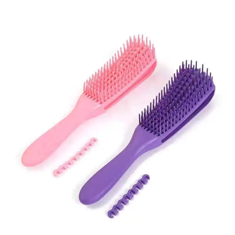 

Detangling hair brush for natural hair ,syny massage hair brush, Black, green, pink, purple, blue, yellow