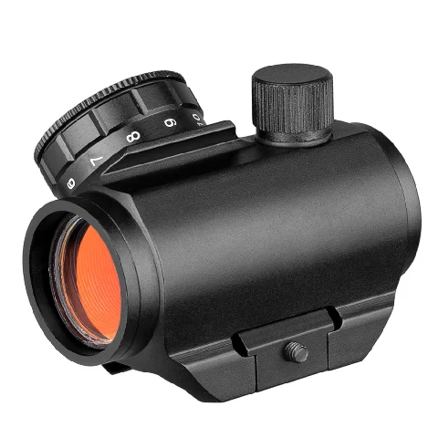 

20mm Rail Riflescope Hunting 1x25 Optics Holographic Red Dot Sight Reflex 4 Reticle Tactical Scope Hunting Accessories, Black