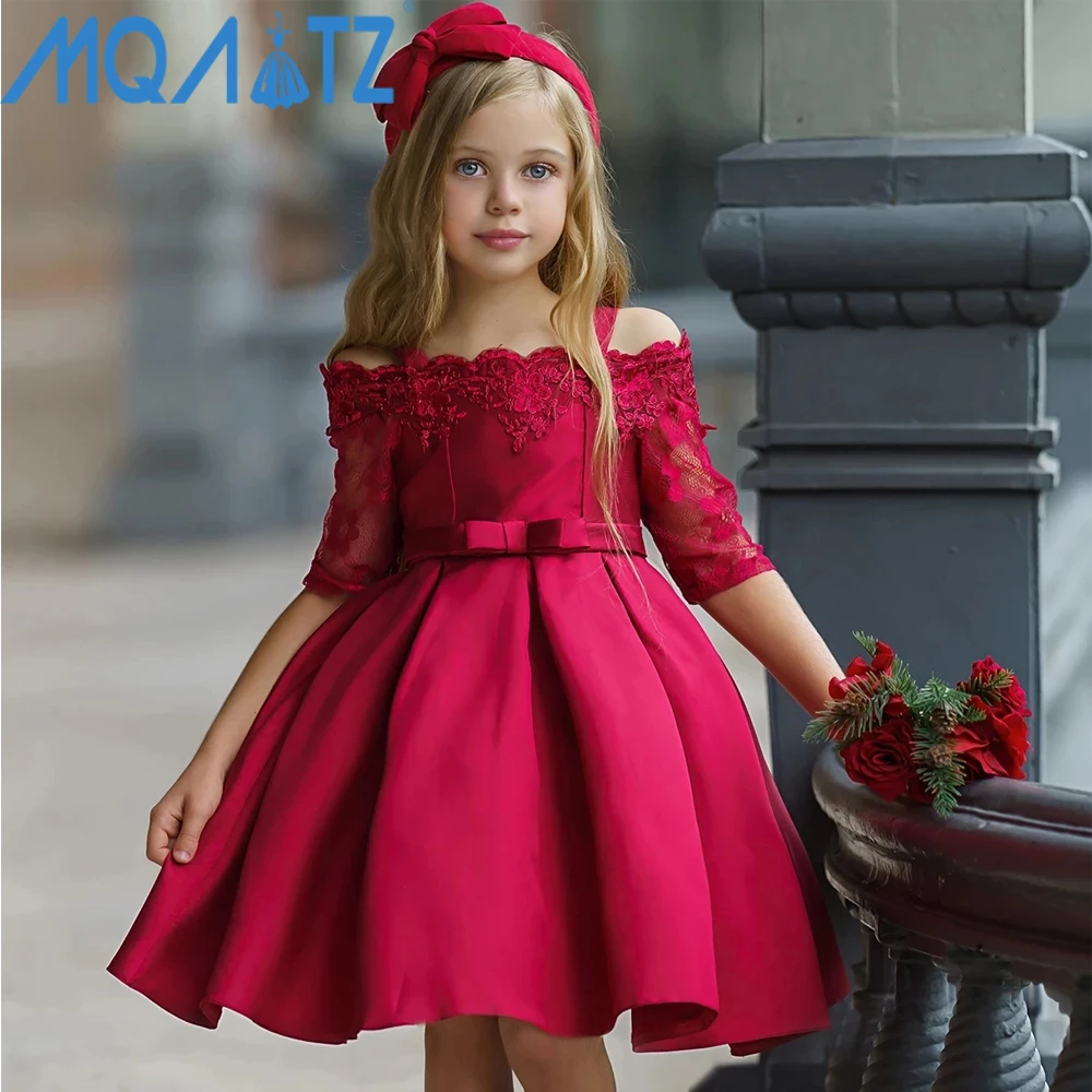 

MQATZ Hot Selling Embroidery Girls Dress Kids Cute Baby Party Ball Gown Prom Princess Wedding Dresses For Baby Girls