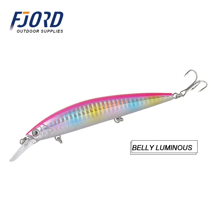 

Fjord 110mm/37g Good Quality 3D Fishing Eyes Minnow Hard plastic Fishing Lures, 11color