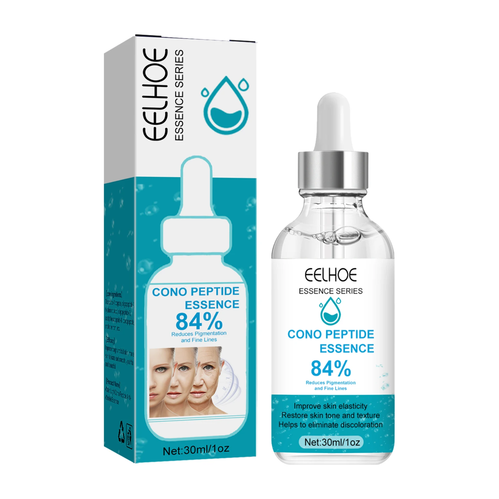 

EELHOE Aqua Taro Spiropeptide Anti-Wrinkle Serum Skin repairs firmes wrinkles crow's feet and beautifies the skin