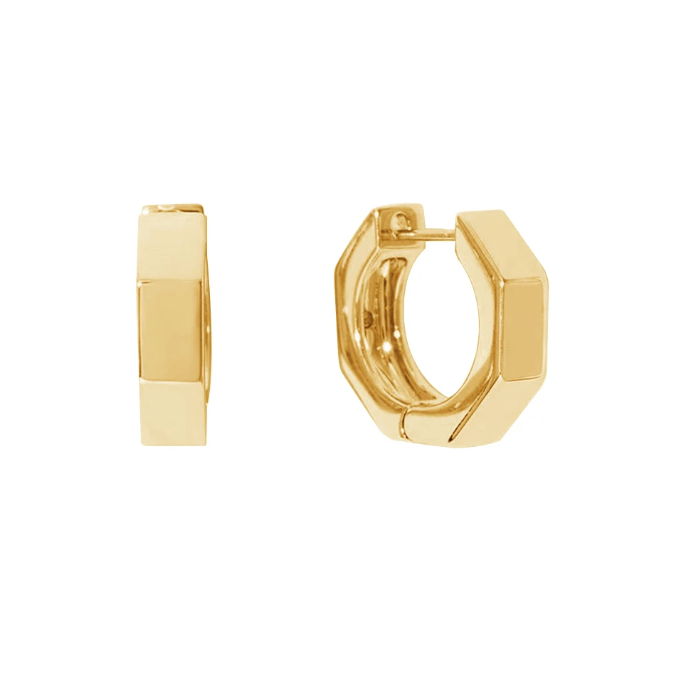 

wholesale italian gold jewelry 925 sterling silver 18k gold plated hardware hoop earrings for women