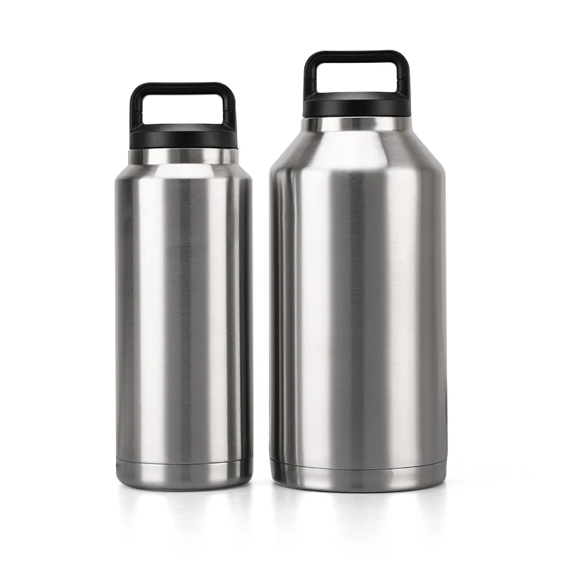 

Mikenda 550/1100/2000ml Large Capacity Stainless Steel Car Mug Double Wall Thermos Bottle Portable Vacuum Flask Insulated Cup, Mix