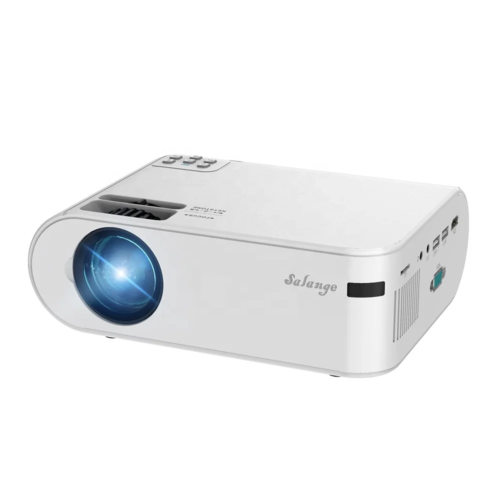 

Salange Mini Projector P62 4000 Lumens 720P proyector HDI VGA Video Beamer for home theater HD led mobile projectors