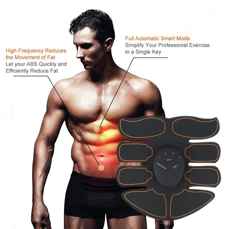 Smart Ems Wireless Massage Abdominal Abs Simulator Muscles Trainer