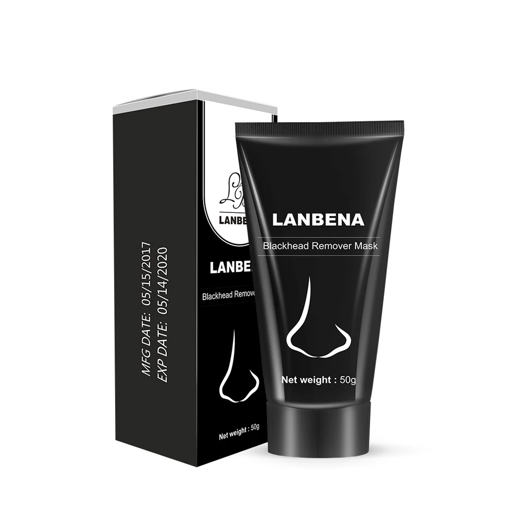 

Lanbena Facial Mask Nose Blackhead Remover Bamboo Charcoal Deep Cleansing Blackhead Remover Mask