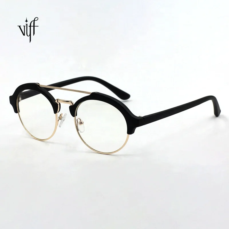 

Round Plastic Sunglasses VIFF HP16516 Black Plastic Frame Small Round Sunglasses for uv400