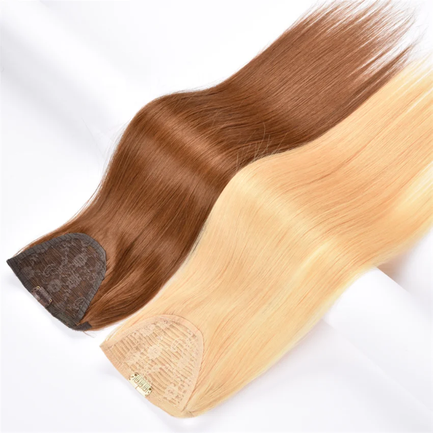 

Ponytail Natural Hair Extensions Full Cuticle Aligned Human Hair Direct Factory Wholesale