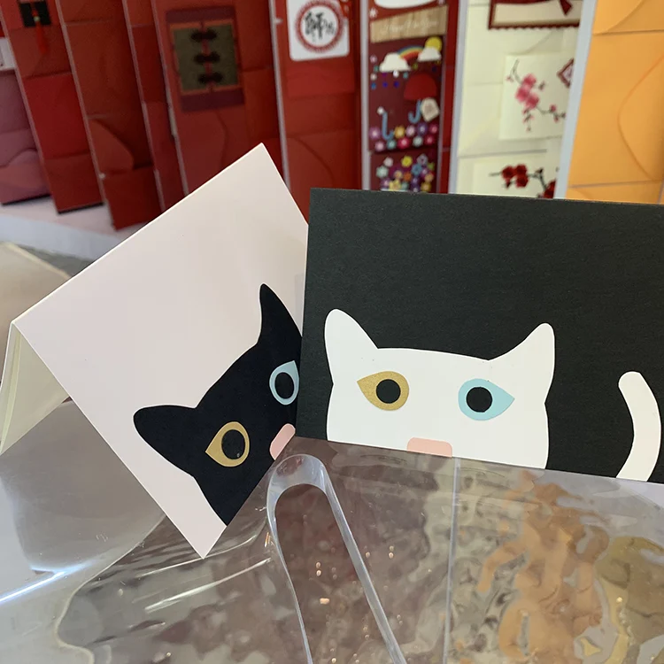 

Aegean Gift Paper Craft Pet Cat Birthday Congratulations Fashion Greet Card 3d Popup Gift Cards To Get