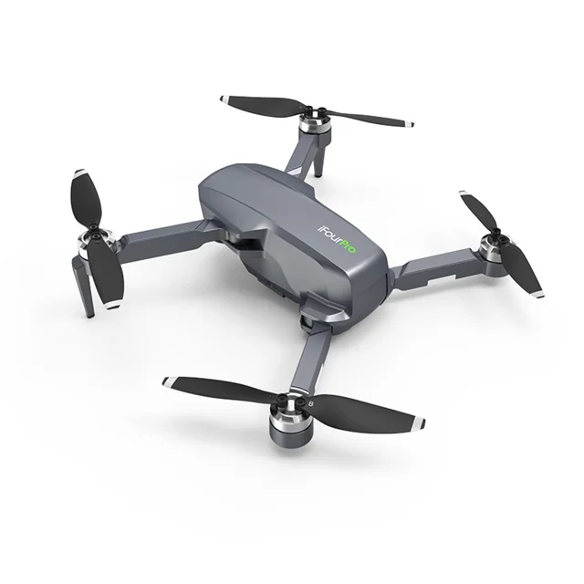 

dual GPS drone brushless 7.4V 3000mAh large capacity battery drone with 4k HD camera drone, White/gray