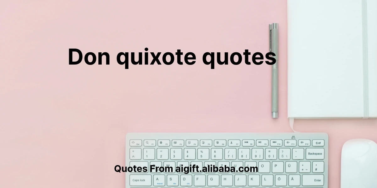 don quixote quotes