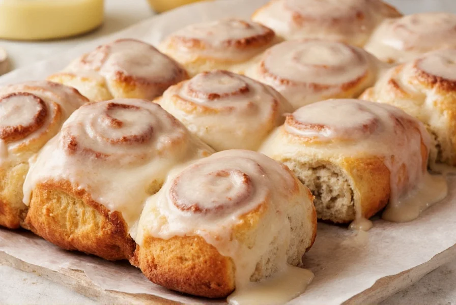 glazed cinnamon rolls