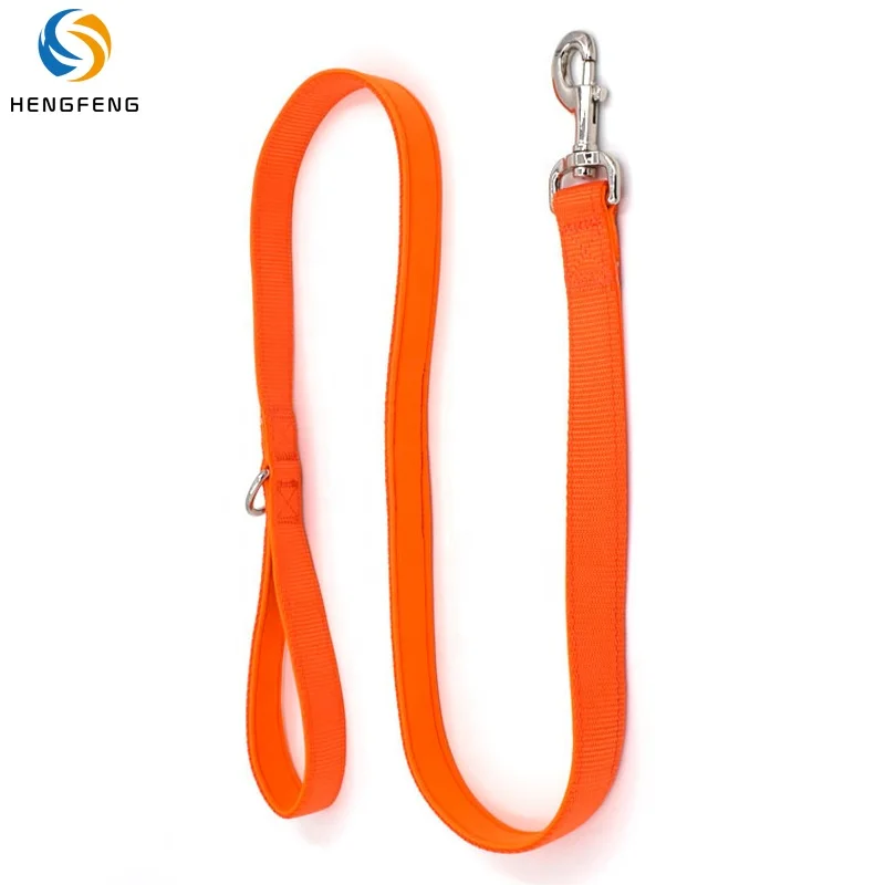 

Wholesale Eco-Friendly Best Quality with handle Nylon webbing plain color Pet Dog Leash