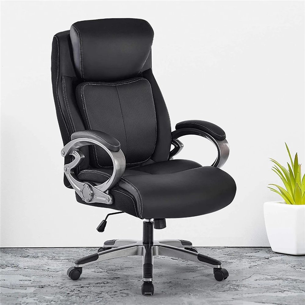 

9069 New 2021 Designer Ergonomic Style Boss Chair In US Stock Cheap Office Chair, Black