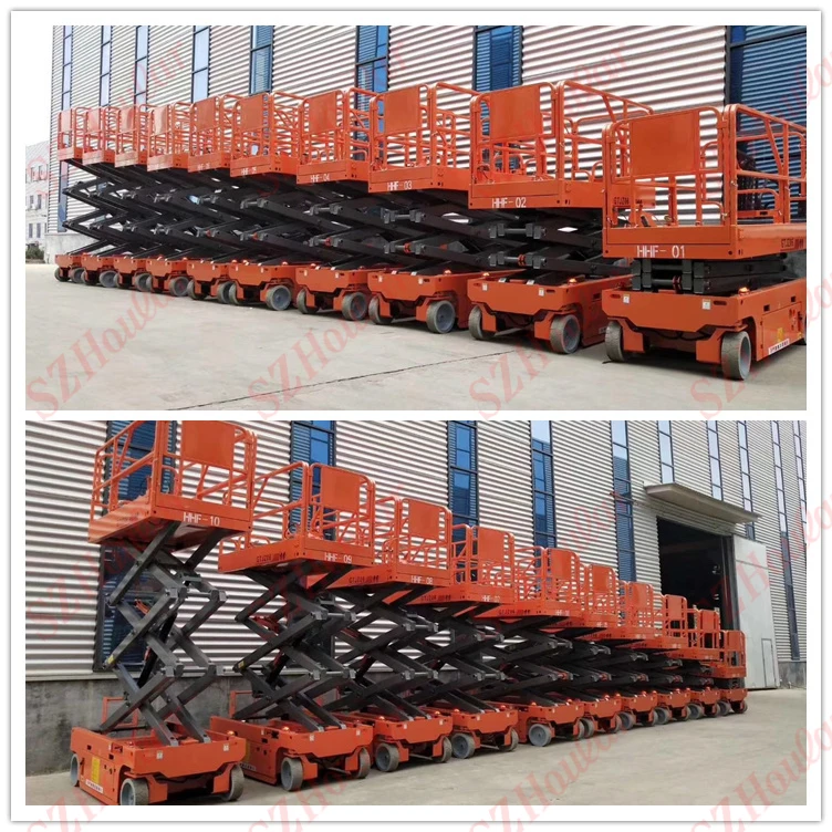 High Quality Self Propelled Hydraulic Scissor Lift Self Propelled Man ...